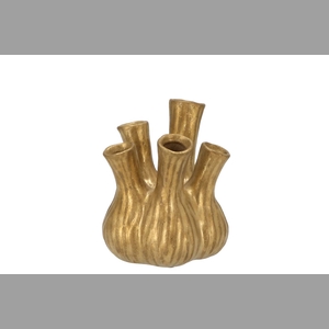 Aglio Gold Vase 13x16cm