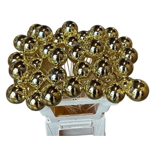 KUGEL AUF STAB H% GOLD GLANZ