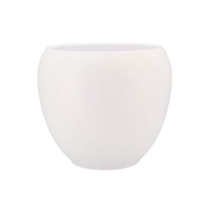 Vinci Matt White Flower Pot 28x24cm