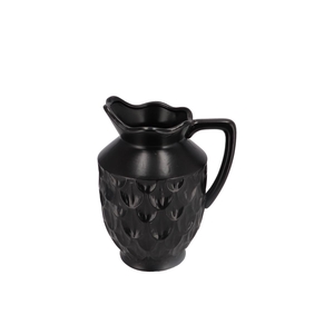 Inga Boa Black Vase 21x17x26cm Nm