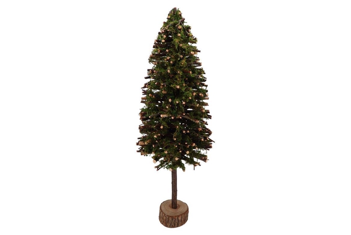 Festive Nature Green Tree Birch 27x80cm