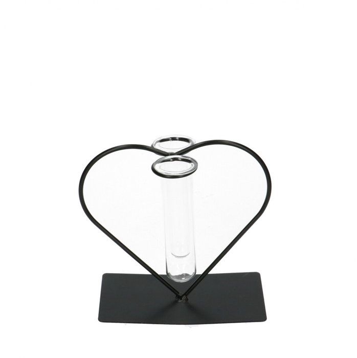 <h4>Valentine Glass Heart 2tube d3.5*10cm</h4>