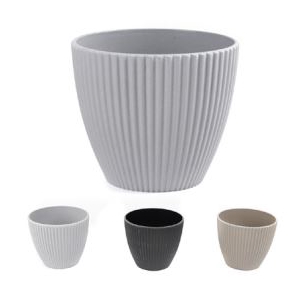 VASO DE MELAMINA PARA FLOR 13.5*11.5CM 15817 IMP