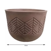 VASO TRIBO REDONDO 33  - A 24 X L 33 CM - 11 L MACCHIATO