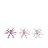 Cosmo Sweets Lila Mix Candle Holder Snowflake Ass 17x17x15cm