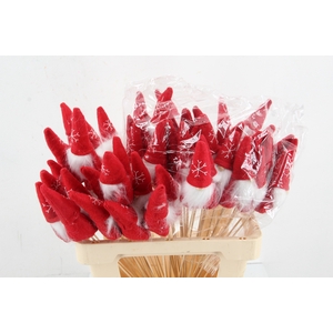 Stick Gnome 12cm Red