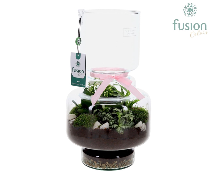 <h4>Green Bottle Lotte Large met Moederdag arrangement</h4>