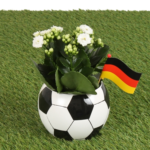 <h4>Football IndoorArr. Ceramic Ball Ø12,0cm 1PP Flag DE</h4>