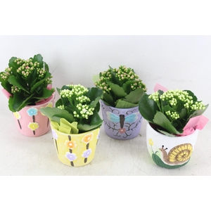 arr2 JS - Keramiek pot nature mix