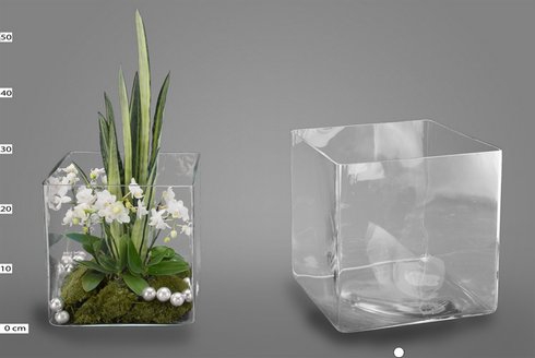 GLAS SQUARE 30*30*30