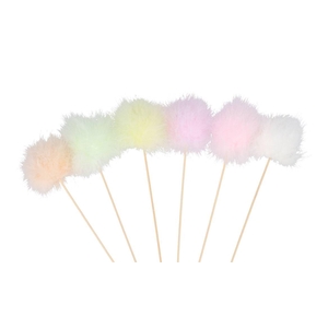 Pick Easter Fun Dreamy Pastel Mix Feather Ass 6x37cm Nm