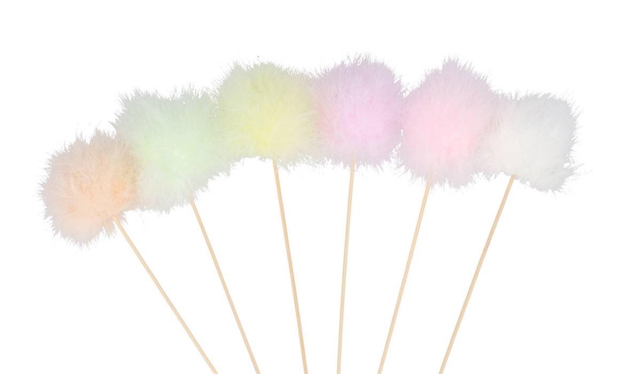 Pick Easter Fun Dreamy Pastel Mix Feather Ass 6x37