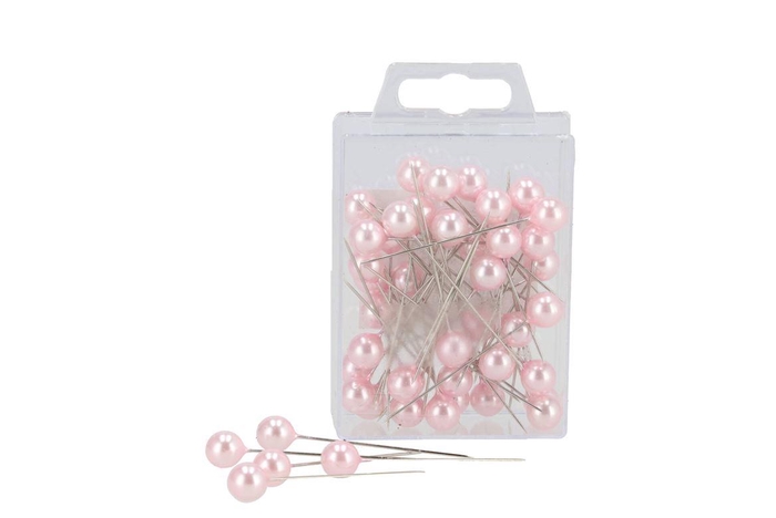 Pearl Pin 10x60mm Rose P/50