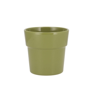 Ceramic Amazone Green Pot Orchid Edge 13cm Nm