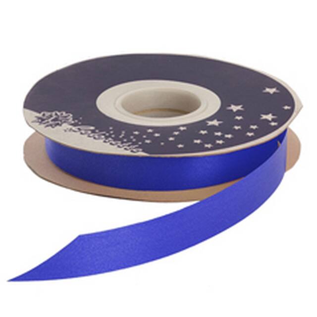 Poly seta ribbon 19mm x100y   blue 01