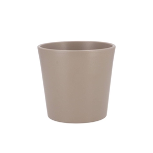 Ceramic Taupe Matt Pot Orchid 14cm