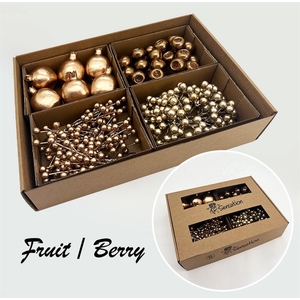 Zijde Fruit Box Metallic Mix