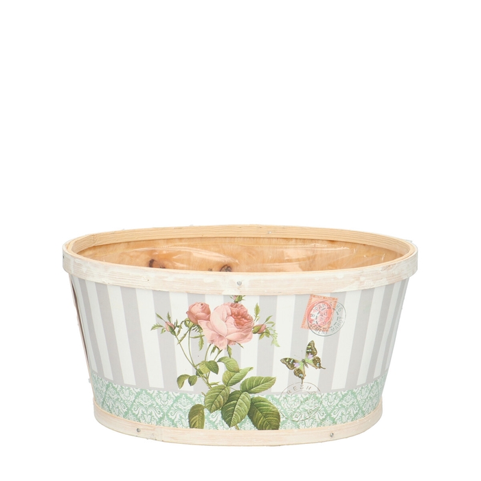 <h4>Wood Rose tray 22*18*11cm</h4>