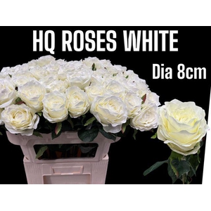 Rose artificielles blanche