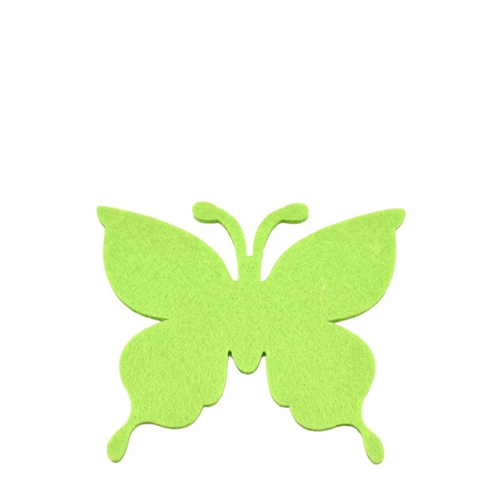 <h4>Vlinder vilt/sticker d8cm x24</h4>