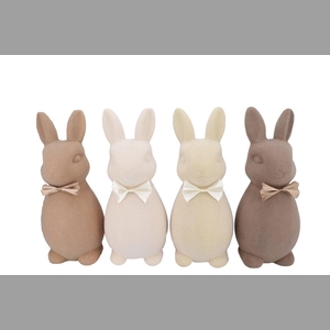 Easter Flock Natural Brown Bunny Xl Ass 26x30x63cm