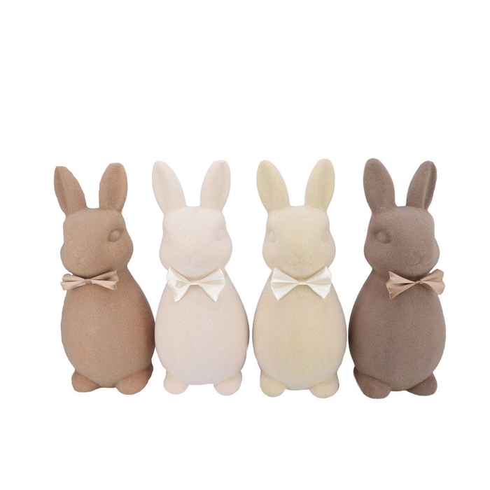 <h4>Easter Flock Natural Brown Bunny Xl Ass 26x30x63cm</h4>