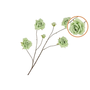 Silk Roses Wild Green 126cm