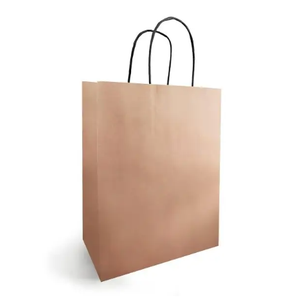 SAC EN KRAFT EFFET MÉTALLIQUE 80x220mm 50/paquet (39k2238)