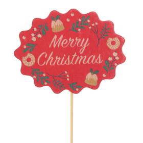 <h4>Christmas sticks 10cm Merry Christmas 6.5*8.5cm</h4>