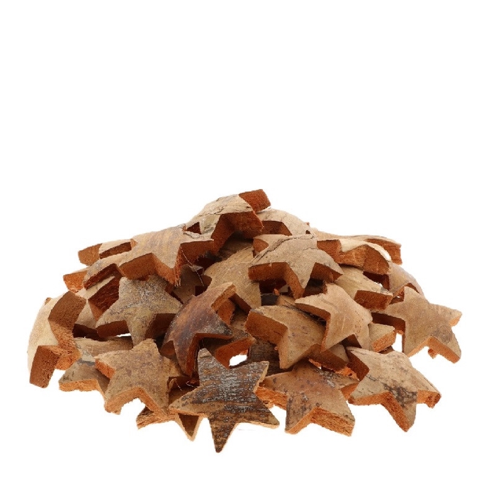 <h4>Kerst Deco ster coco d07cm x50</h4>