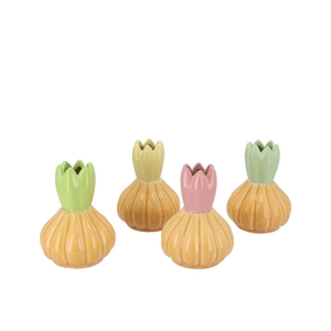 Ella Pastel Vase Tulip Ass 11x11x16cm