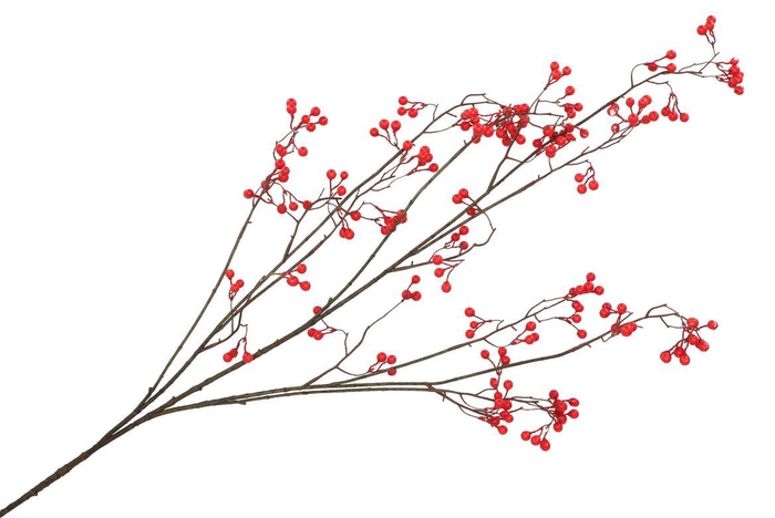 <h4>Silk Berry Branched Fiery Red 135cm Nm</h4>