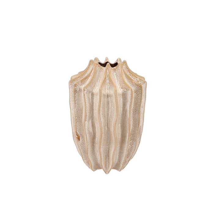 <h4>Juna Sand Vase Structure Long 22x22x30cm</h4>