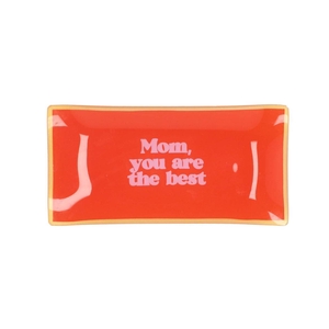 Plate Rectangle Mom You Are The Best 20x10x2cm