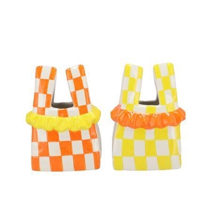Yfke Dutch Orange/yellow Vase Bag Ass 14x9x19cm Nm