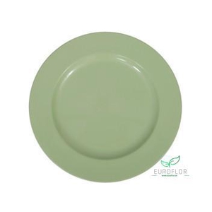 PLASTIC PLATE GREEN D28