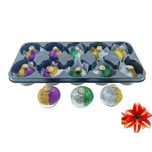 Bloembol Hipp 2 Tone Glitter