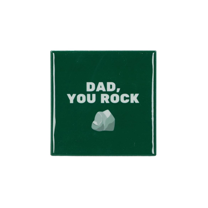 <h4>Tile Dad You Rock Green 10x10x1cm Nm</h4>