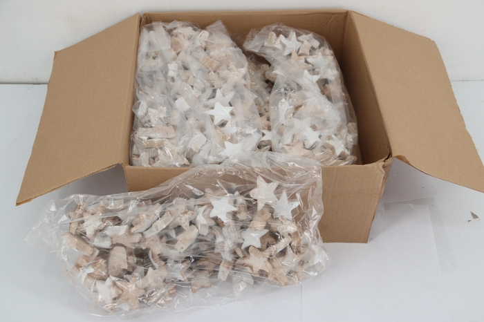 <h4>Cocos Star L 5cm White(100pcs)</h4>