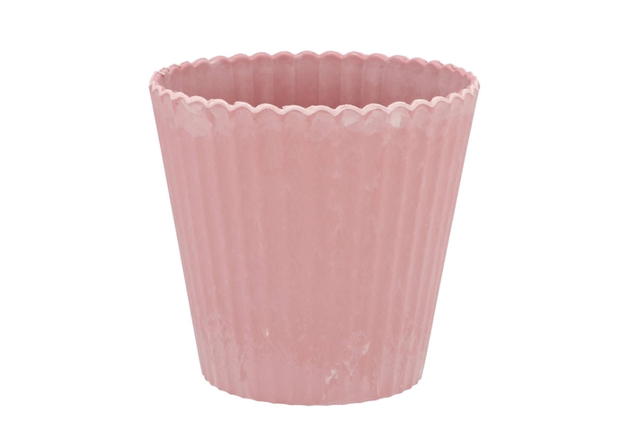 Melamine Lisa Pink Pot Straight 13x9x13cm