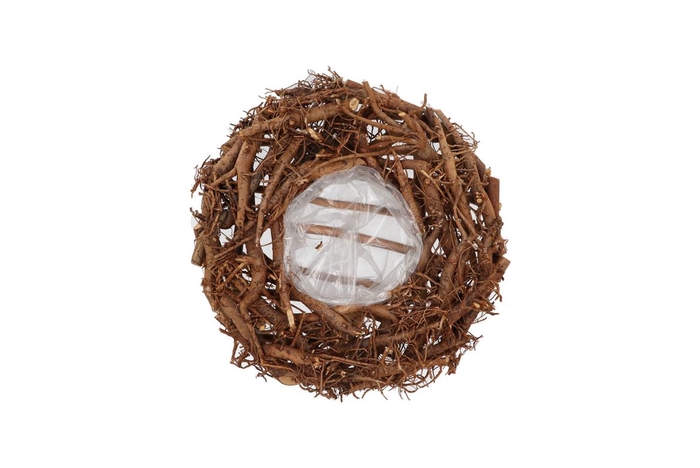 Wreath Root Wood Brown 30cm Nm
