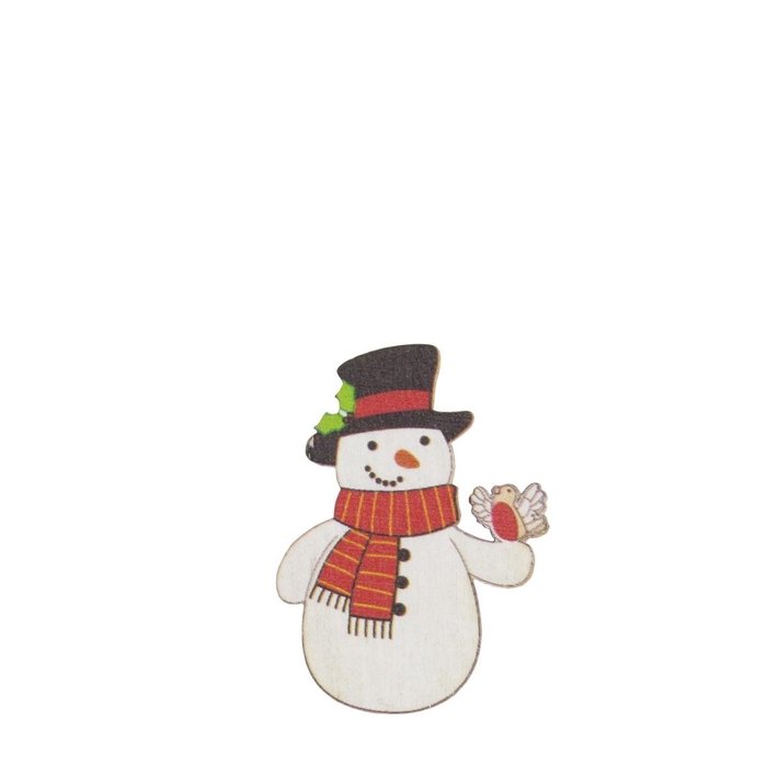 <h4>Christmas Pegs snowman 4cm x36</h4>