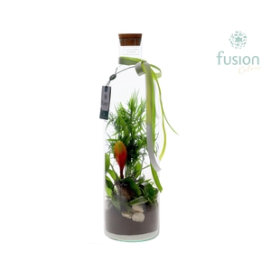 Green Bottle Fles Large met Pasen arrangement