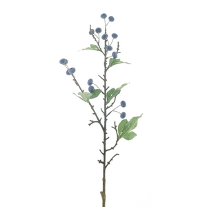 Large blueberry spray black/blue