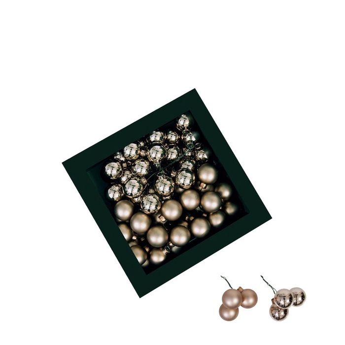 <h4>Kerstbal Bal/draad 25mm combi x144</h4>