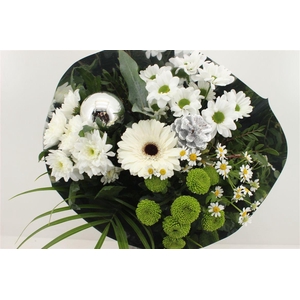 Boeket 9-10 Tak Kerst Wit