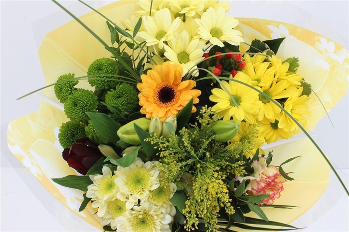 <h4>Boeket Bied Geel</h4>