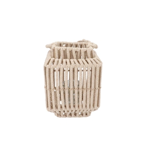 Cruz Sand Lantern Square Rope 15x22x29cm