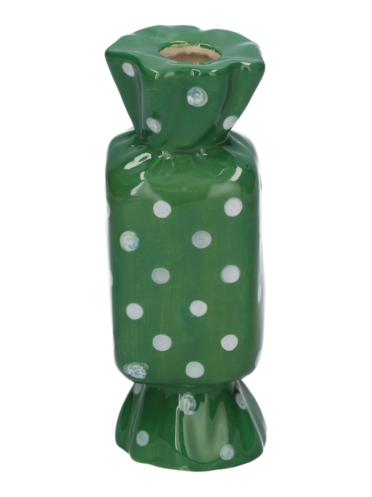 <h4>DF11-730451000 - Vase Candy 4.5x4.5x11.5 green</h4>