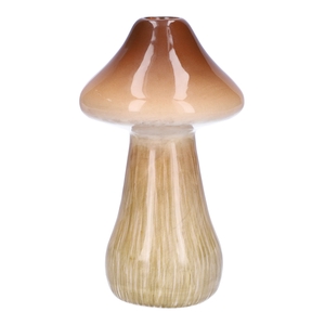 DF00-665480800 - Vase Amanita1 d1.8/9xh15.8 brown